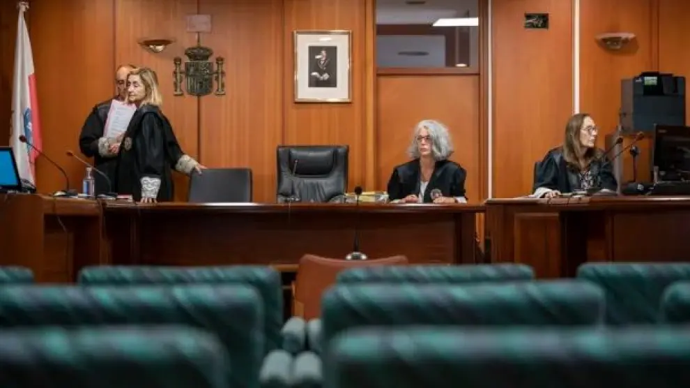 Imagen de archivo de un proceso judicial en la Audiencia de Cantabria.