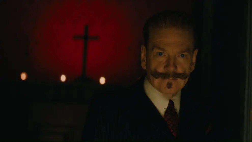 Kenneth Branagh, como Poirot en 'Misterio en Venecia'