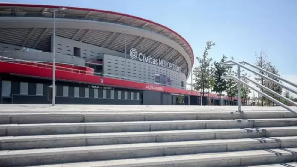 Exterior del estadio deportivo Cívitas Metropolitano.