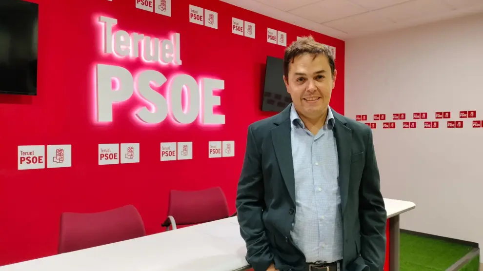 El portavoz del PSOE de Teruel, Pedro Polo.