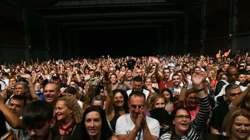El público en uno de los conciertos del Pilar de 2022