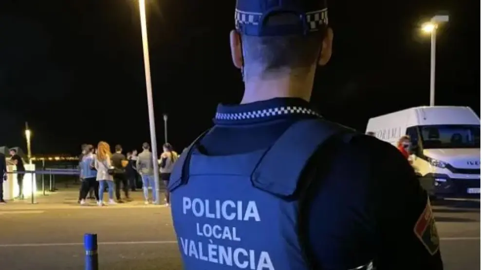 Un agente de la Policía Local de Valencia.