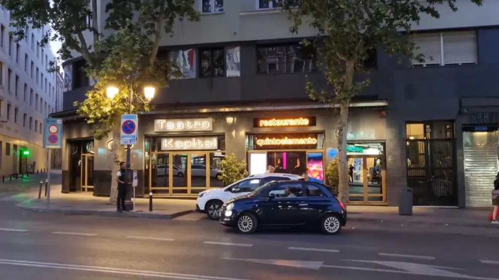 Exterior de la discoteca Kapital, en Madrid, donde ocurrieron los hechos.