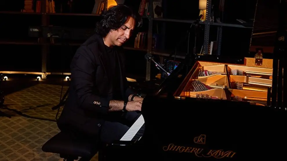 Diego Amador, al piano.