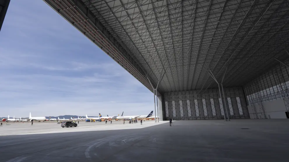 El hangar con capacidad para dos A380 será utilizado para mantenimiento de los aviones de Airbus.