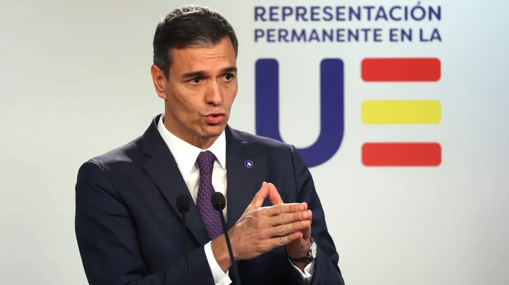 El presidente del Gobierno en funciones, Pedro Sánchez