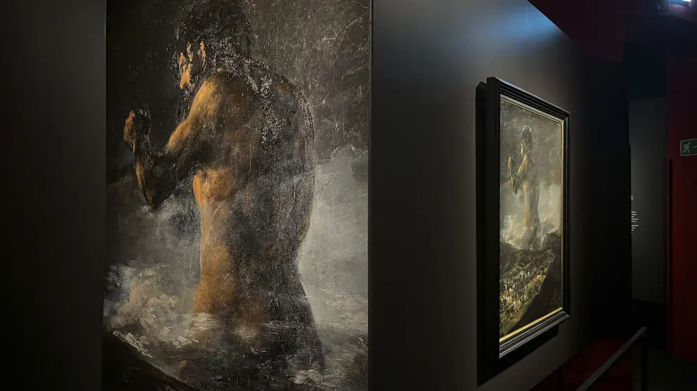 'El gigante', obra de Goya que se puede ver en la exposición