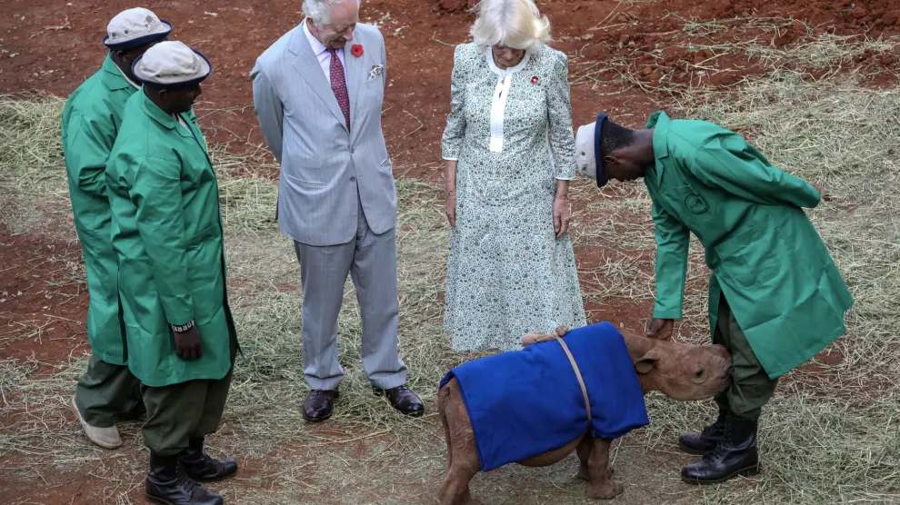 La reina Camila y el rey Carlos III, en Nairobi.