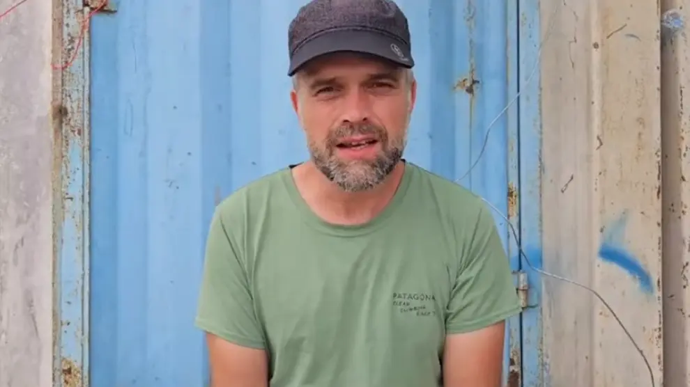 Raúl Incertis, en un vídeo difundido por Médicos Sin Fronteras.