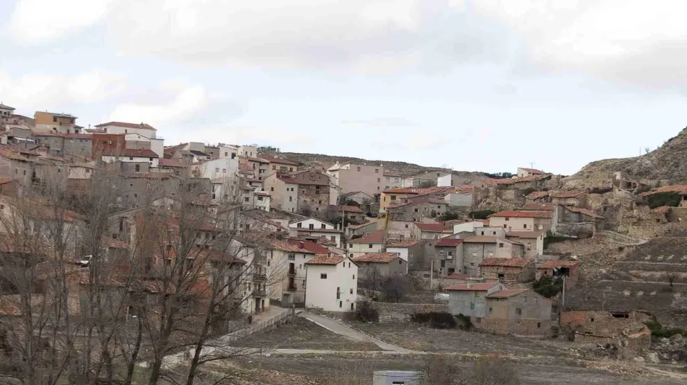 Vista de la localidad de Ejulve en la Comarca de Andorra Sierra de Arcos