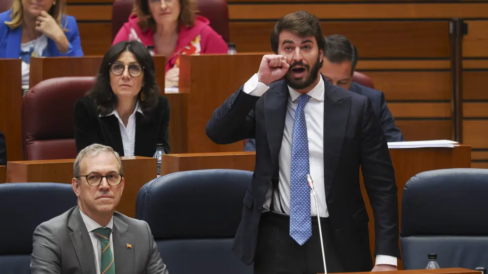 El gesto que ha realizado el vicepresidente de la Junta de Castilla y León, Juan García-Gallardo