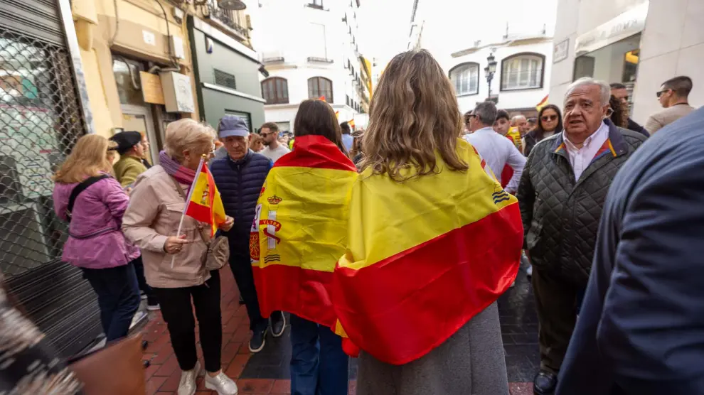Manifestación Zaragoza contra la amnistía