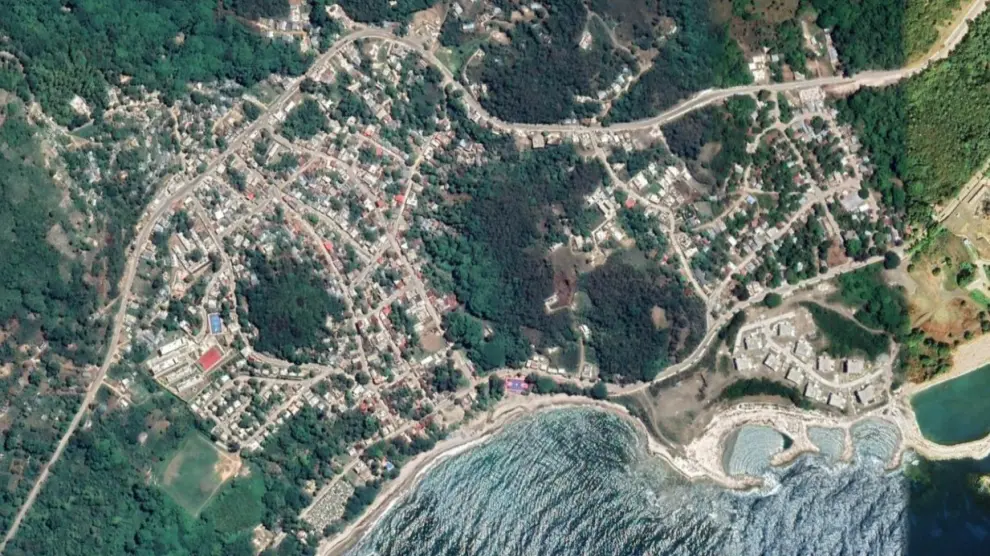 Zona en la que desaparecieron los cinco bomberos españoles en República Dominicana.