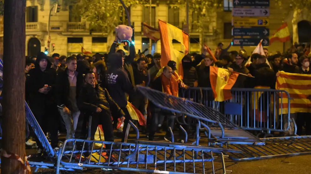 Disturbios en las protestas de este sábado en Madrid