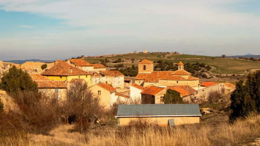 Vista del pueblo de Teruel que en invierno casi no tiene habitantes