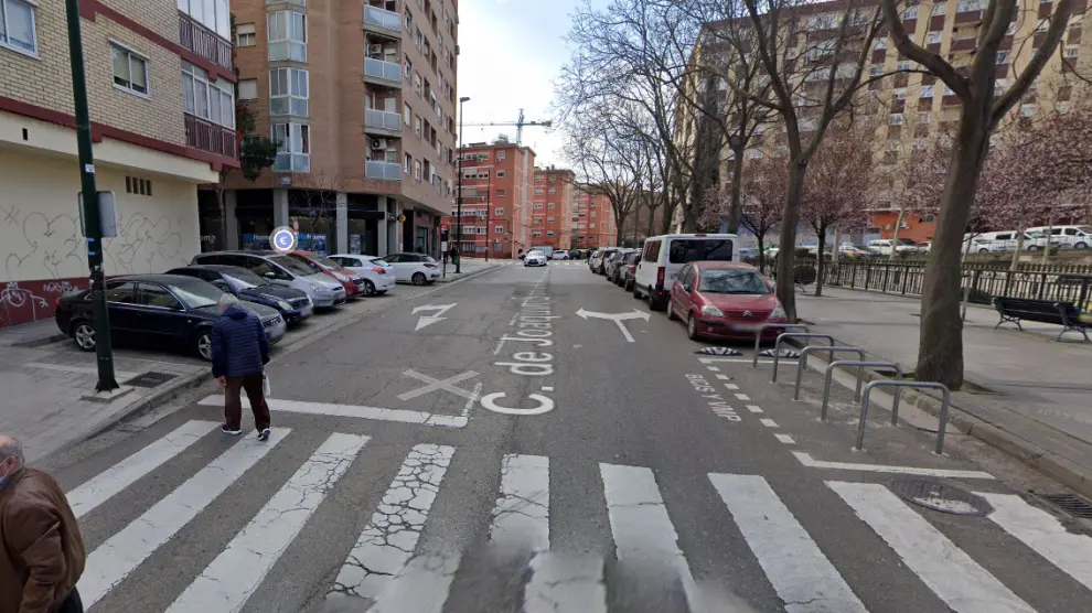 Calle Joaquín Sorolla de Zaragoza, lugar donde han ocurrido los hechos.