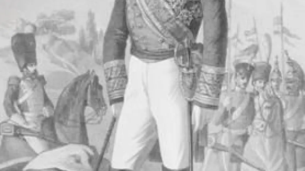Litografía del teniente general Valentín Ferraz.