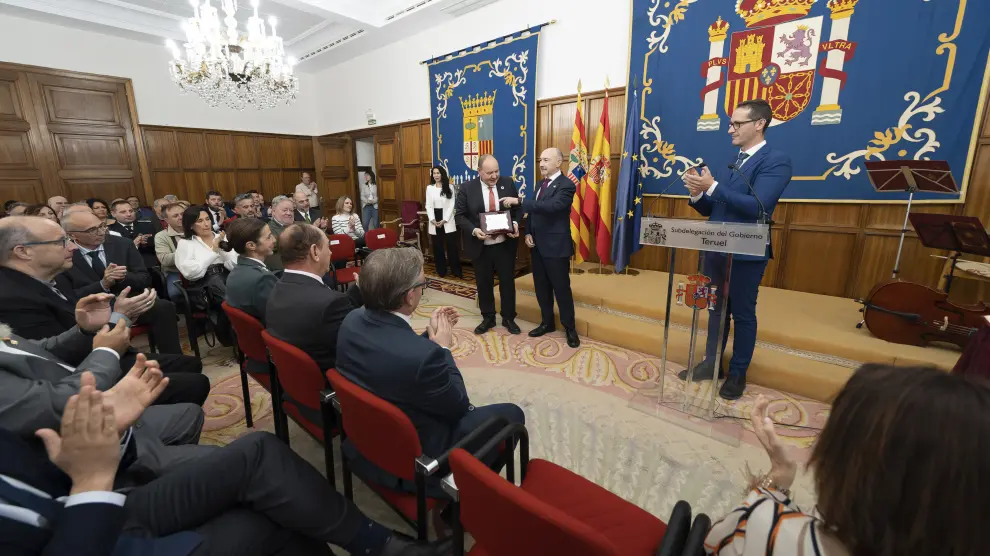 El acto tuvo lugar en la Subdelegación del Gobierno en Teruel.