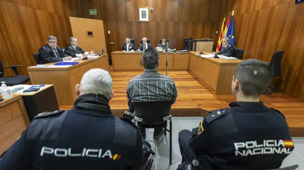 El acusado, Jesús Rodríguez, durante el juicio celebrado este lunes.