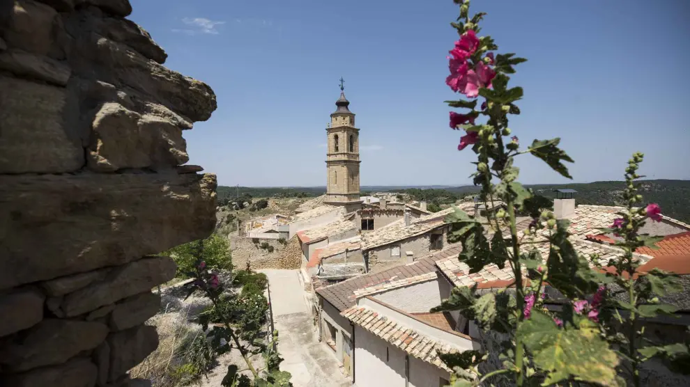 Vista de Fórnoles, en Teruel