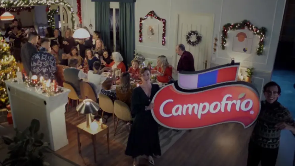 Fotograma del anuncio de Navidad de Campofrío.