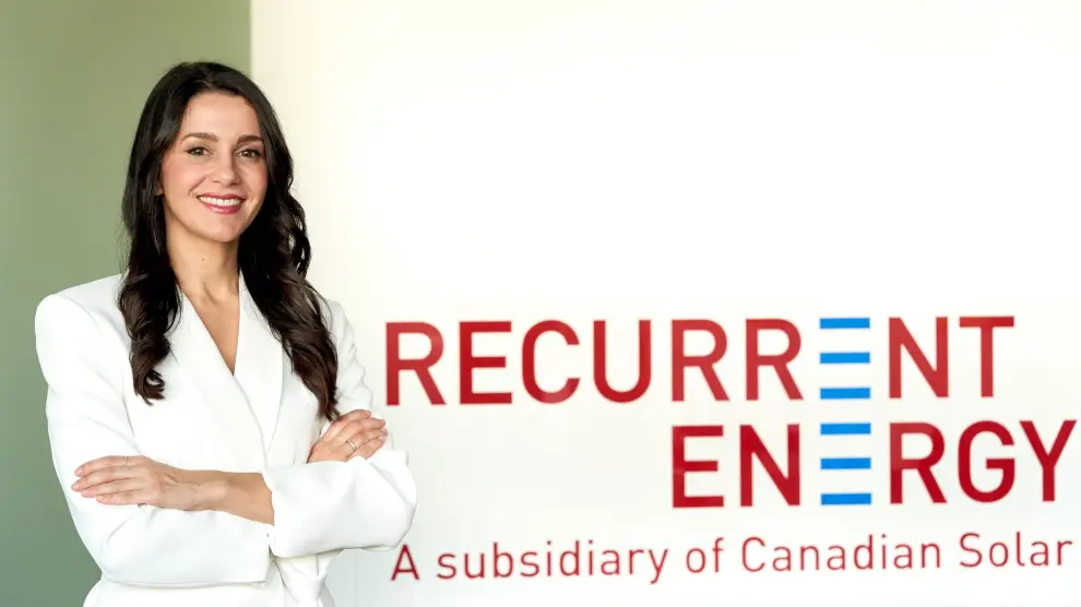 Inés Arrimadas, nueva como directora de ESG y Comunicación de Recurrent Energy..RECURRENT ENERGY..14/12/2023 [[[EP]]]