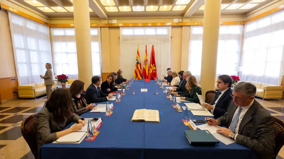 Reunión bilateral entre la DGA y el Ayuntamiento de Zaragoza