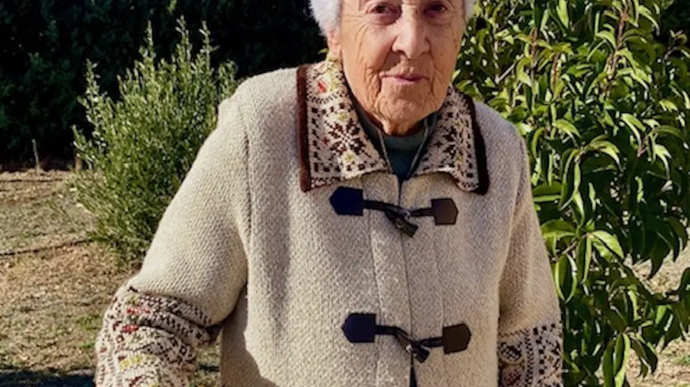 Teresa Sáez, de Albarracín, en la actualidad. Su testimonio es uno de los que ha inspirado el libro 'Internas y sirvientas'.