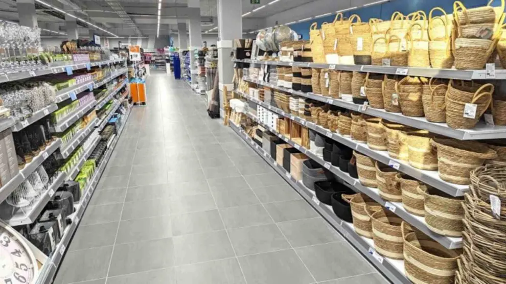 Imagen del interior de un supermercado Action