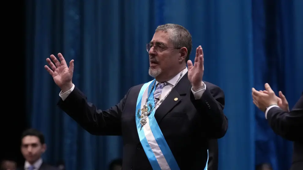 El nuevo presidente de Guatemala Bernardo Arévalo