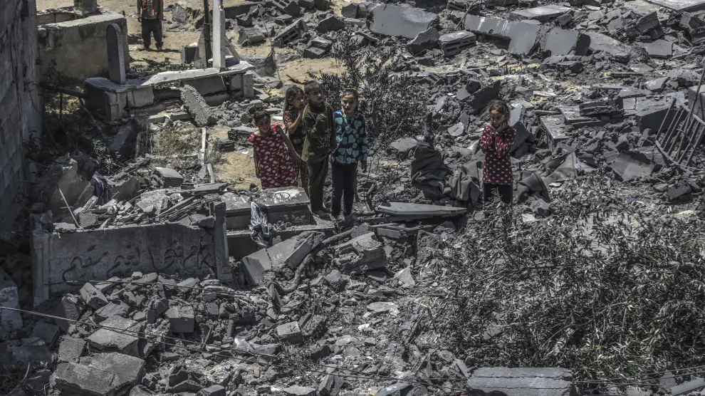 Destrucción en la ciudad de Gaza.