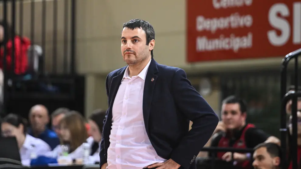 Carlos Cantero, entrenador del Casademont Zaragoza.