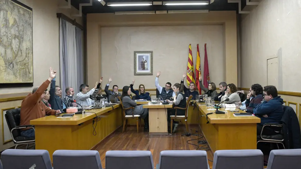 Pleno municipal extraoridnario de presupuestos..AYUNTAMIENTO DE ALCAÑIZ..29/01/2024 [[[EP]]]