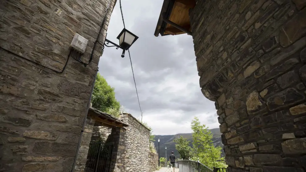 Vistas del bonito pueblo de Fanlo, en Huesca