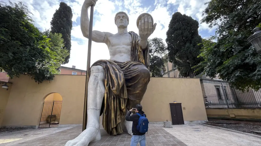 El coloso del emperador Constantino, replicado con impresoras 3D por una empresa madrileña