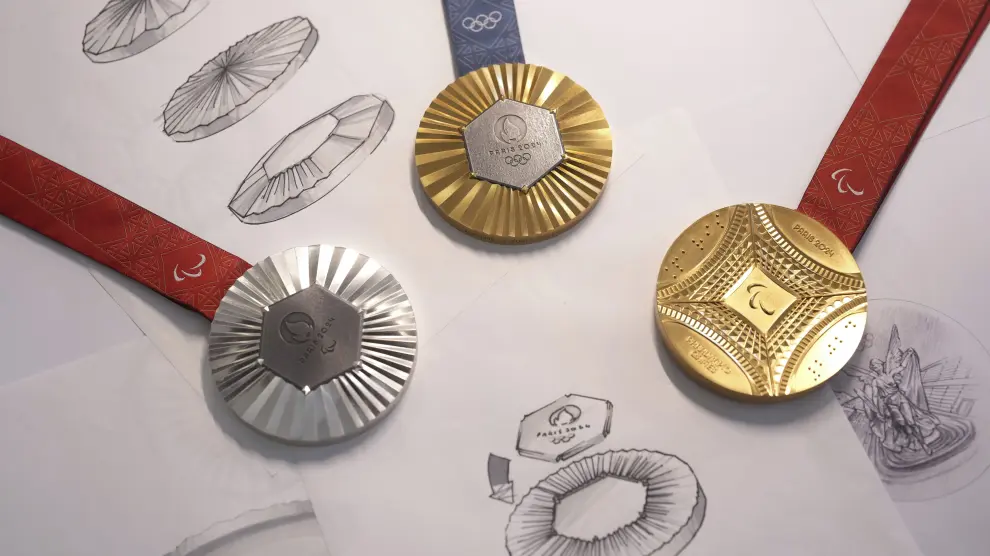 Presentación de las medallas de los Juegos Olímpicos y Paralímpicos de París 2024