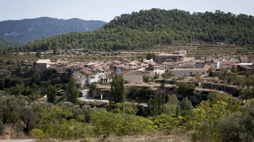 Vista del encantador pueblo de Ráfales, en la 'Toscana española'