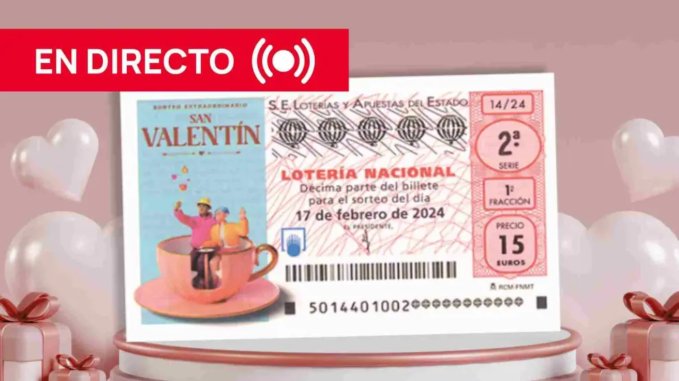 Sorteo Extraordinario de San Valentín 2024 de Lotería Nacional