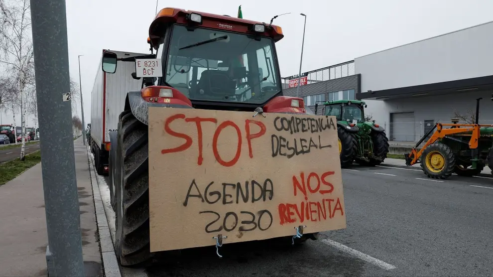 La Agenda 2030 se ha convertido en la protagonista principal de las tractoradas que desde hace dos semanas muestran el malestar del sector agrario. europa press