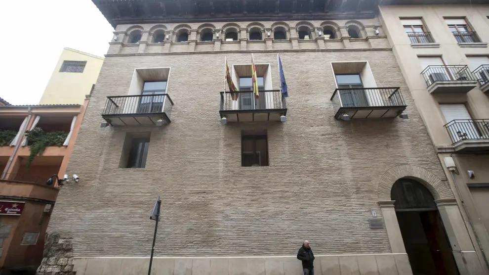 El palacio de Armijo, en Zaragoza, sede del Justicia de Aragón.