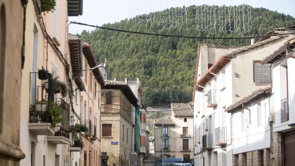Calles de Ayerbe, un pueblo mágico de Huesca