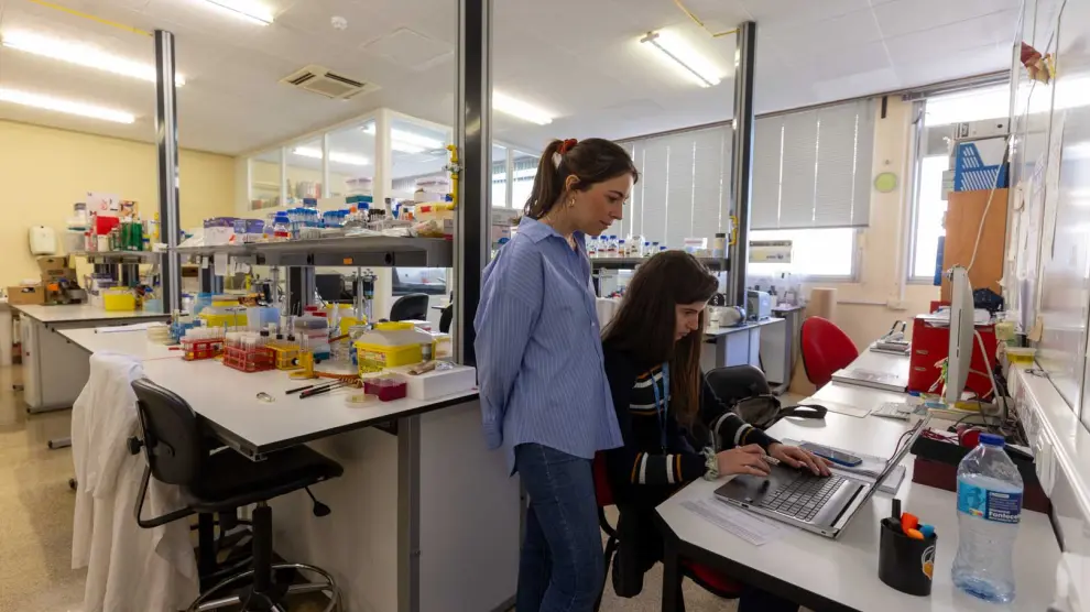 Laboratorios del Grupo de Genética de Microbacterias de la Universidad de Zaragoza
