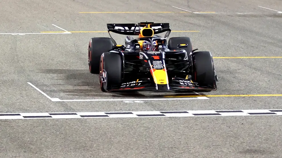 Max Verstappen, en el circuito de Baréin.