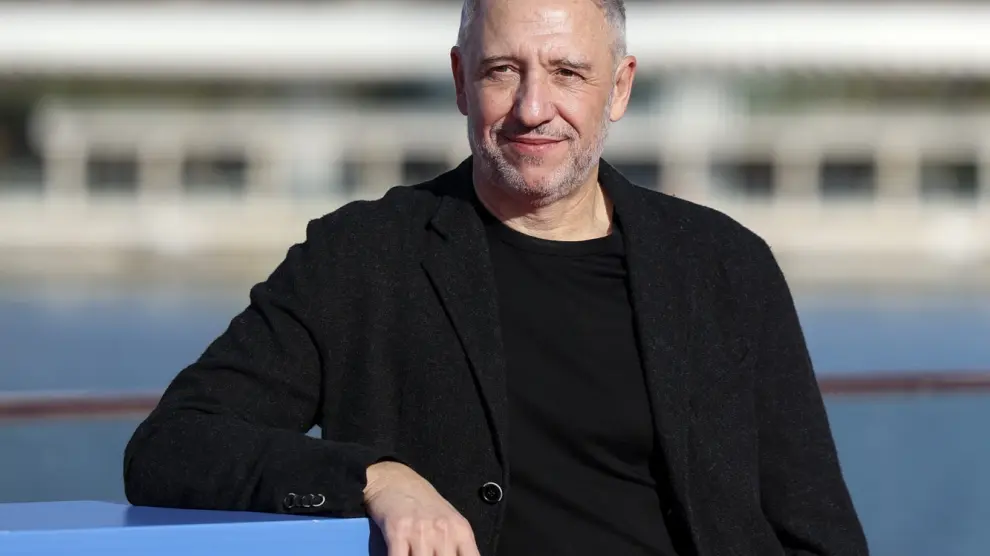 El cineasta zaragozano, Nacho García Velilla, en el Festival de Málaga, presentando 'Menudas piezas'.