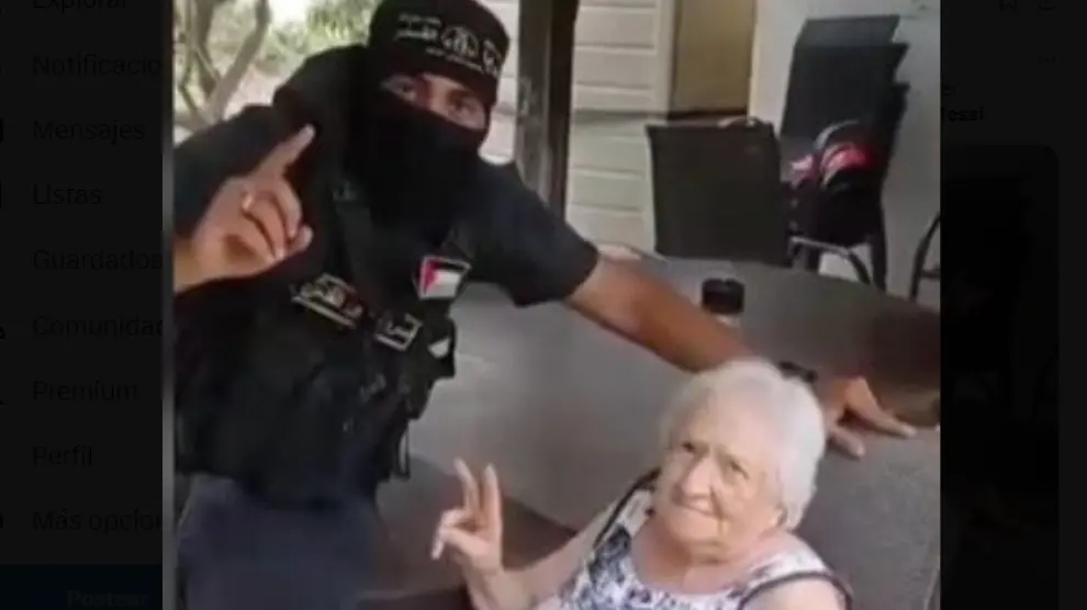 Una anciana se libra de ser secuestrada por Hamas