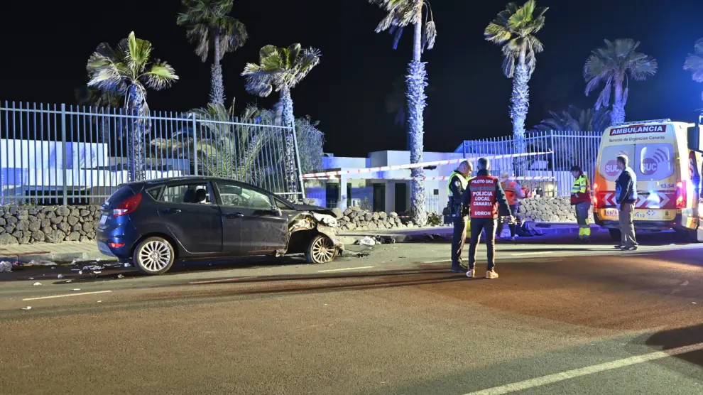 El atropello ocurrió en la avenida Archipiélago de Playa Blanca, en el municipio de Yaiza. ESPAÑA SUCESOS TRÁFICO