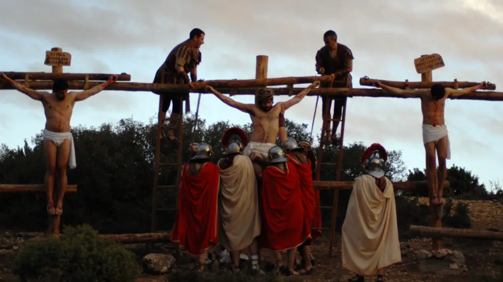 Drama de la Cruz de Alcorisa, representación de la Pasión que tiene lugar el Viernes Santo.
