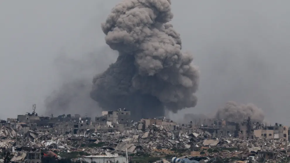 Ataques en la Franja de Gaza debido al conflicto entre el ejército de Israel y Hamas.