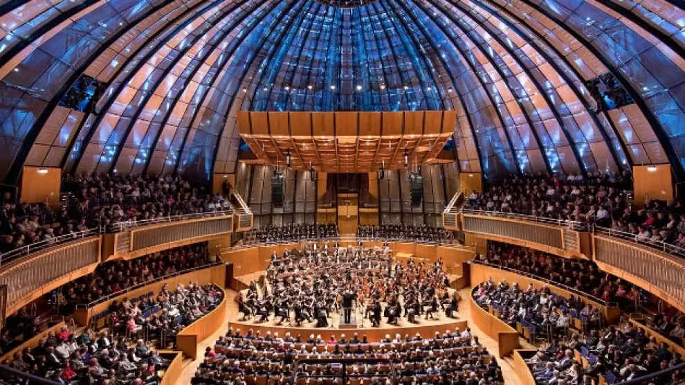 La Orquesta Sinfónica de Dusseldorf, en el Tonhalle de la ciudad alemana.