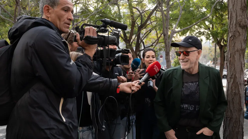 El productor de televisión Josep Maria Mainat, a su llegada a la Ciutat de la Justicia